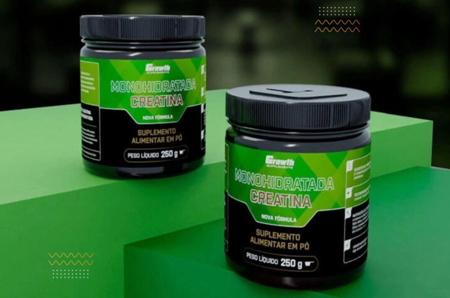 Creatina Monohidratada 250g Growth Supplements - Sem sabor em Pó