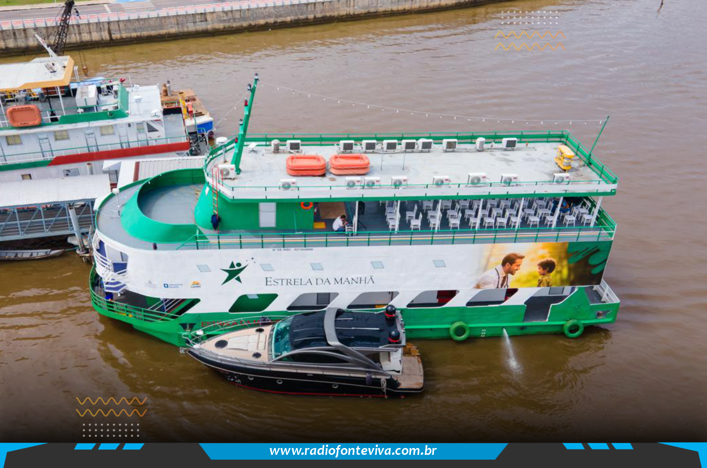 Rede adventista inaugura barco-clínica para levar atendimento gratuito a ribeirinhos da Amazônia