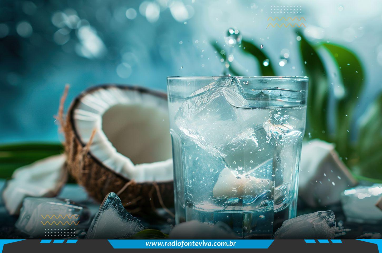 Cubos de gelo de água de coco hidratam melhor? Entenda o que realmente diz a ciência
