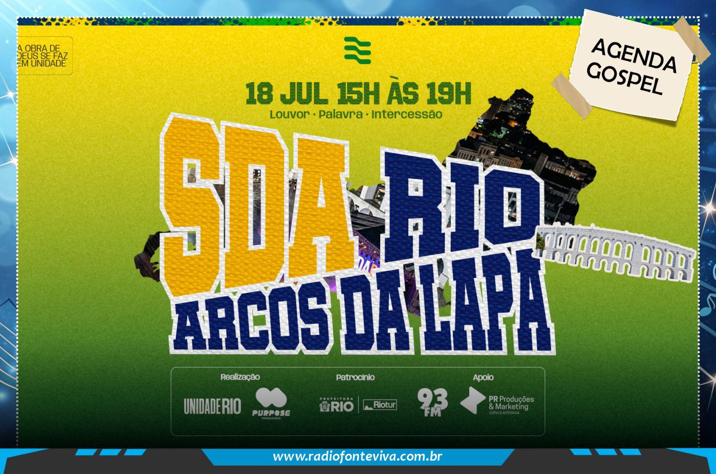 Semana do Avivamento 2026 reúne mais de 300 igrejas e encerra programação com grande encontro nos Arcos da Lapa