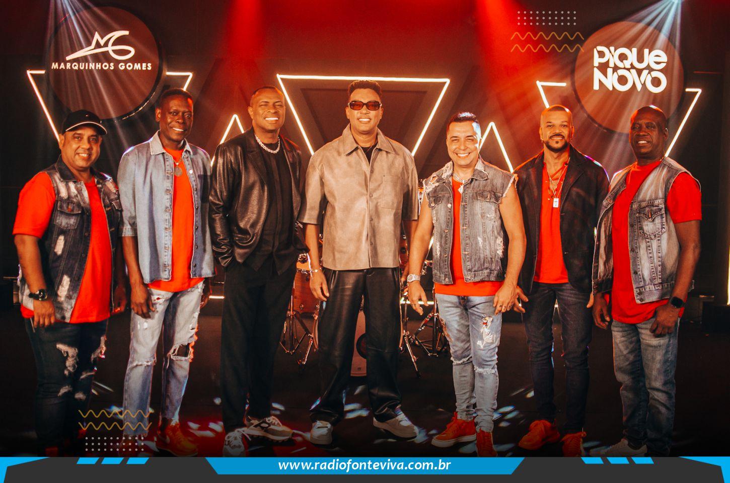 Marquinhos Gomes e Grupo Pique Novo lançam releitura de 