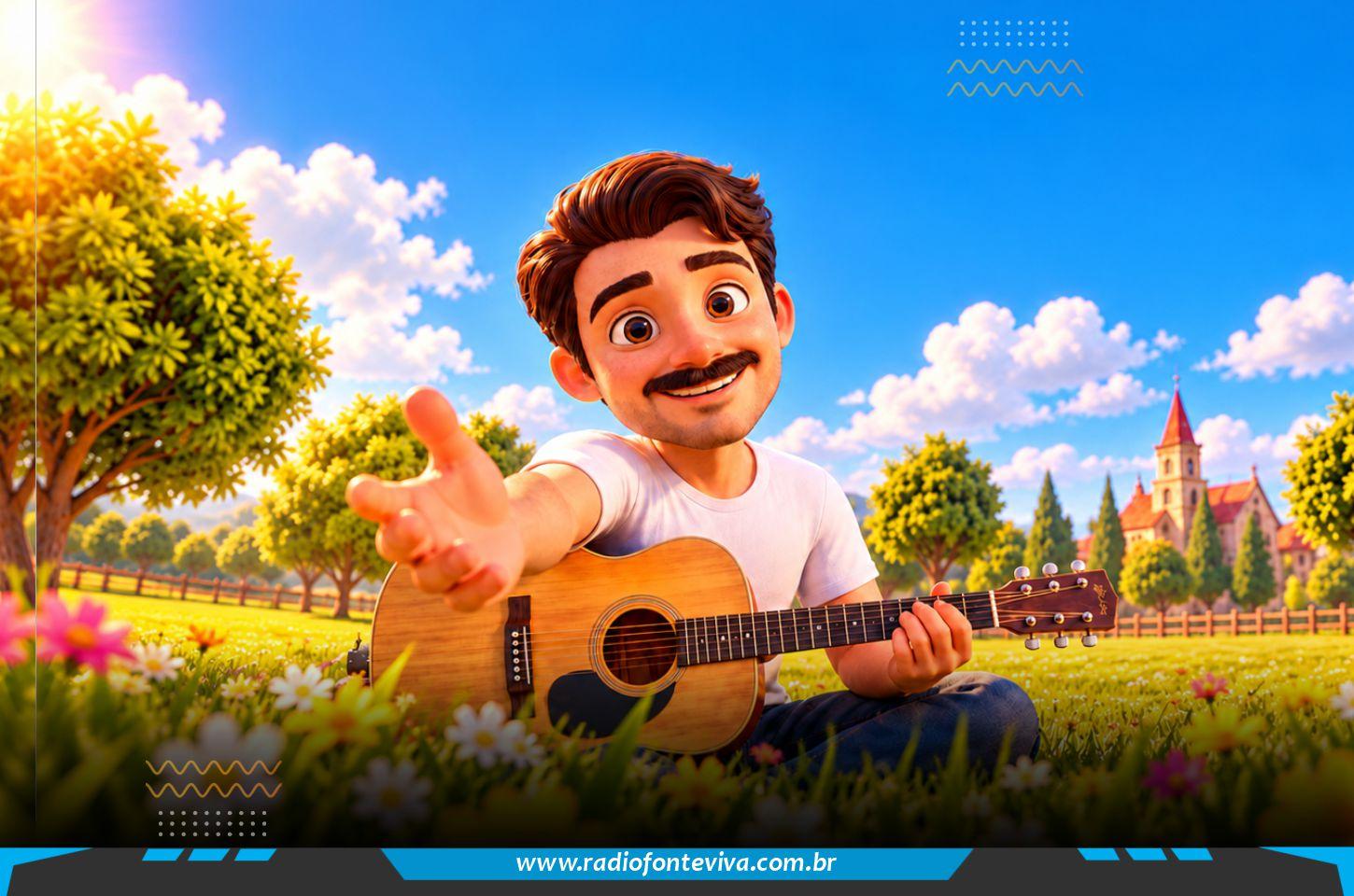 Gabriel Guedes lança versão infantil de “Santo pra Sempre” com clipe 3D