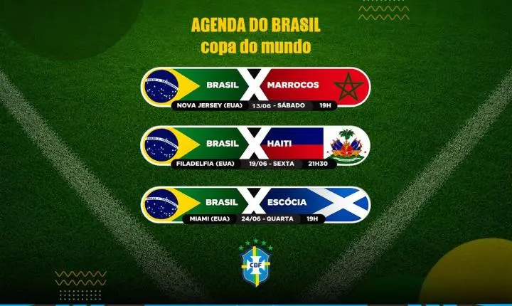Brasil inicia caminhada na Copa do Mundo cercado de expectativa pelo sonho do hexa