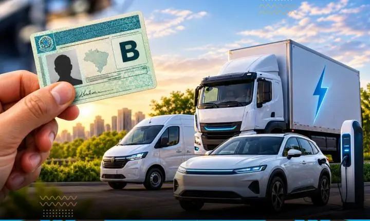 CNH B passa a permitir veículos elétricos e híbridos de até 4.250 kg
