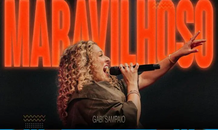 Gabi Sampaio lança “Maravilhoso” e inicia novo projeto solo gravado ao vivo em Belo Horizonte
