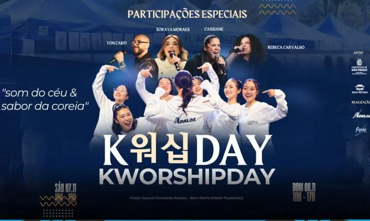 K-Worship Day une cultura coreana e música gospel em evento gratuito em São Paulo