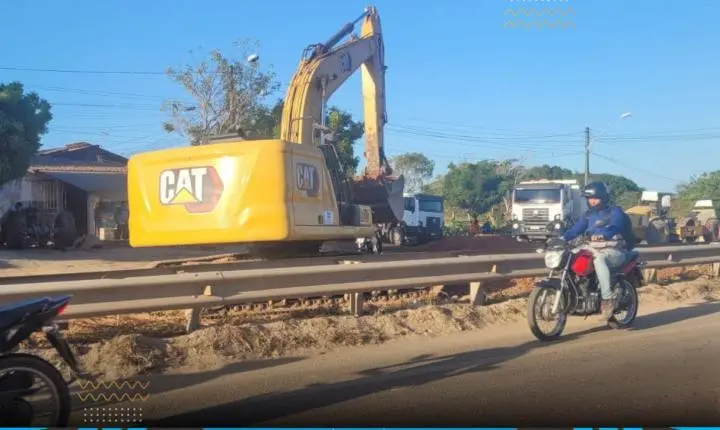Obras no Anel Viário entre Fortaleza e Eusébio exigem atenção dos motoristas