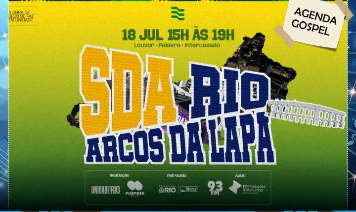 Semana do Avivamento 2026 reúne mais de 300 igrejas e encerra programação com grande encontro nos Arcos da Lapa